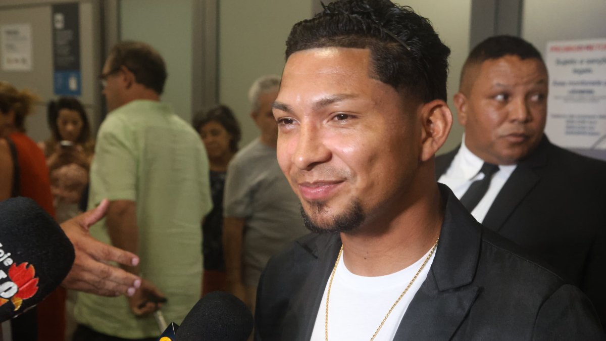 Reforço do Atlético, Rony desembarcou em BH nesta quinta-feira (13/2) (foto: Marcos Vieira/EM/D.A Press)