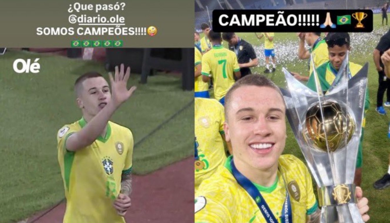 Serrote comemora título (foto: Reprodução)