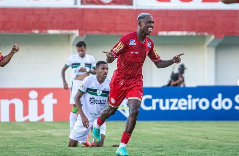 João Pedro marcou o gol da vitória do Tombense sobre o América pela sétima rodada do Campeonato Mineiro (foto: Victor Souza/Tombense)