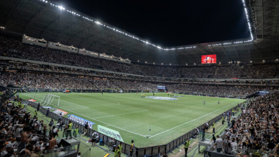 Atlético teve recorde de público na Arena MRV em clássico contra o Cruzeiro (foto: Daniela Veiga/Atlético)