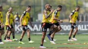 Treino do Atlético na manhã desta quinta-feira (13/3) (foto: Pedro Souza / Atlético)