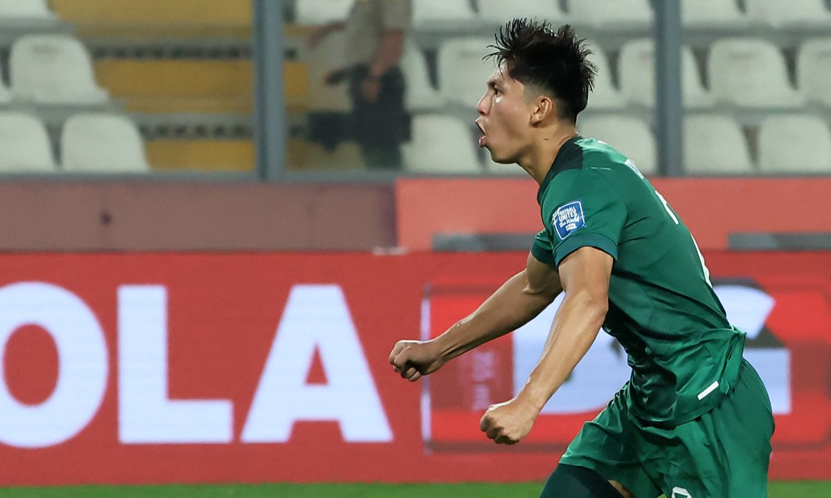 Miguelito, atacante da Seleção da Bolívia (foto: AFP)
