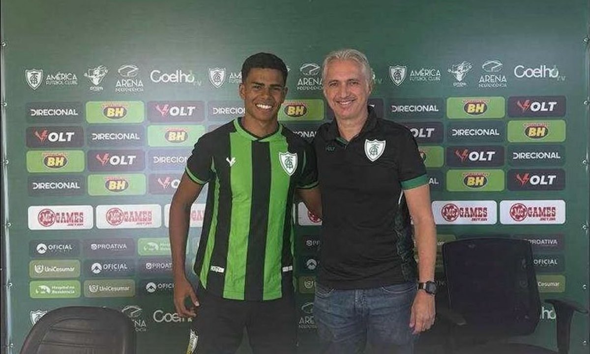 Kauan Cristtyan, atacante do América (foto: Reprodução)