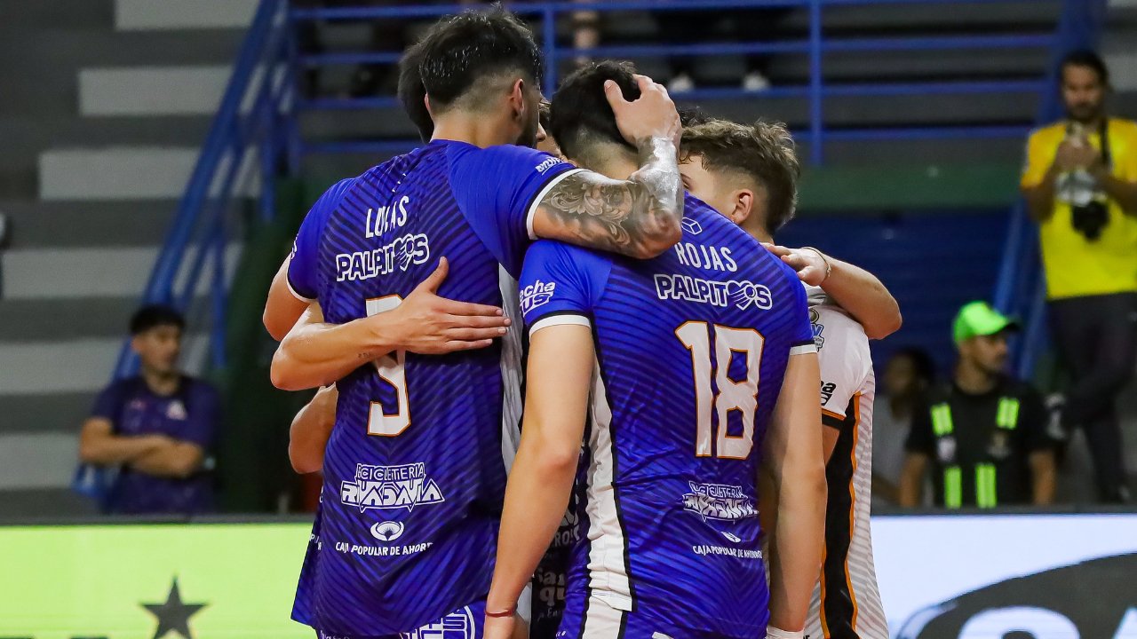 Monteros-ARG se classificou à semifinal do Sul-Americano Masculino de Vôlei (foto: Cacau Souza/ @cacausouzafotos)