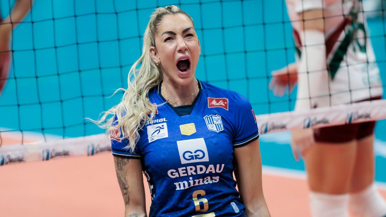 Thaisa, central do Minas (foto: Hedgard Moraes/Minas Tênis Clube)