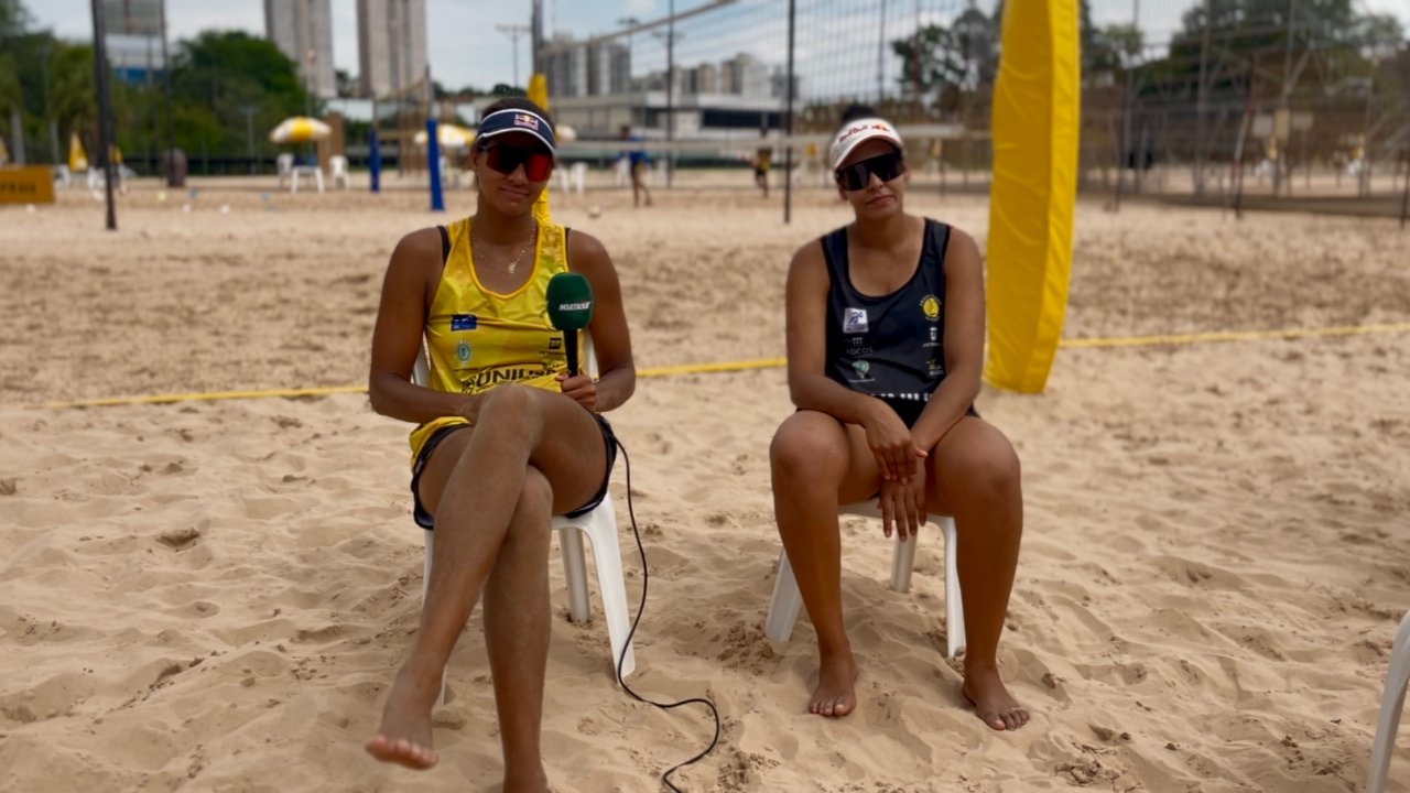 Duda e Ana Patrícia, em entrevista ao No Ataque (foto: Pedro Bueno / No Ataque)