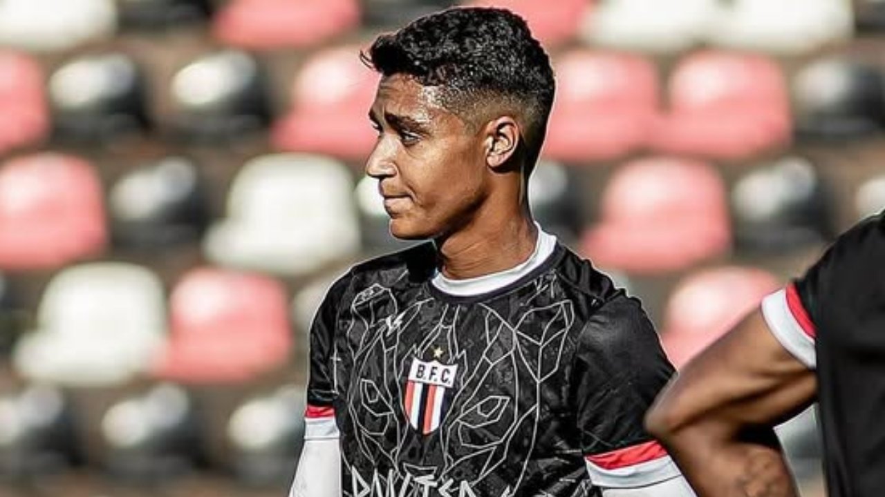 Pedro Severino enquanto ainda jogava no Botafogo-SP (foto: Reprodução Instagram)