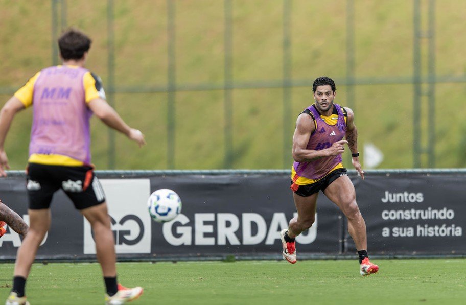 Atacante Hulk, do Atlético (foto: Pedro Souza / Atlético)