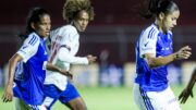 Jogadoras do Cruzeiro Feminino (foto: Rafael Rodrigues/Bahia)