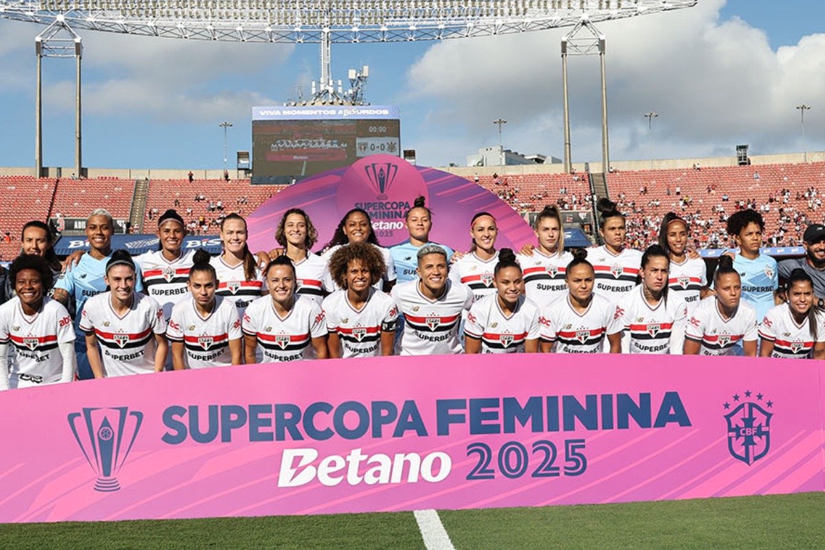 Jogadoras do São Paulo (foto: Paulo Pinto / São Paulo)