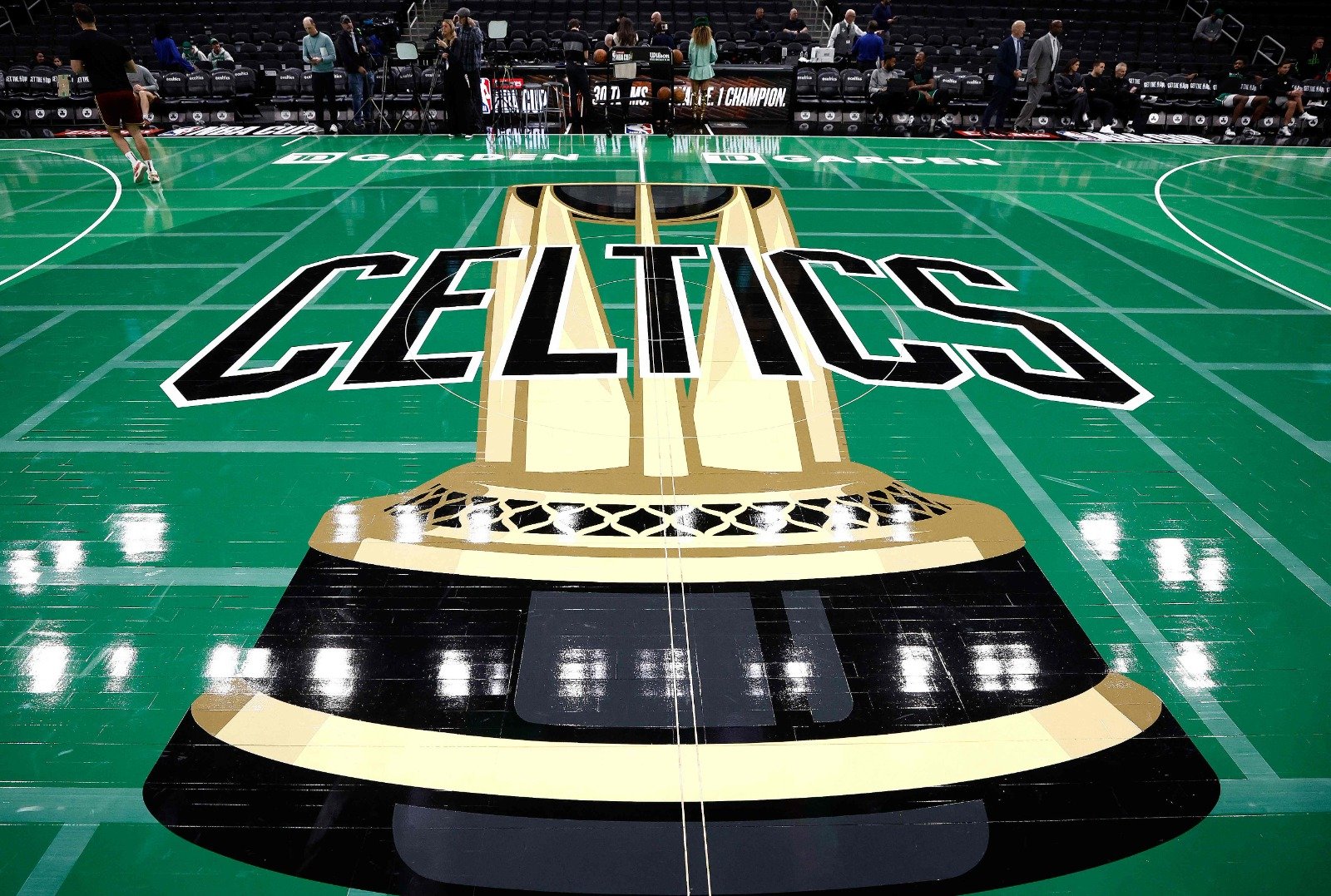 TD Garden, casa do Boston Celtics (foto: Winslow Townson /AFP)