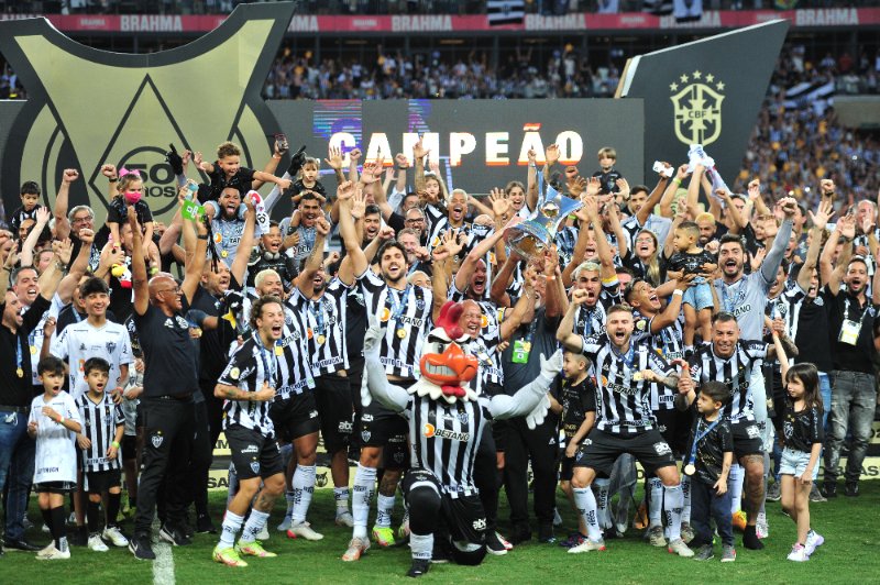 Atlético conquistou o Campeonato Brasileiro pela terceira vez em 2021 (foto: Ramon Lisboa/EM/DA.Press)