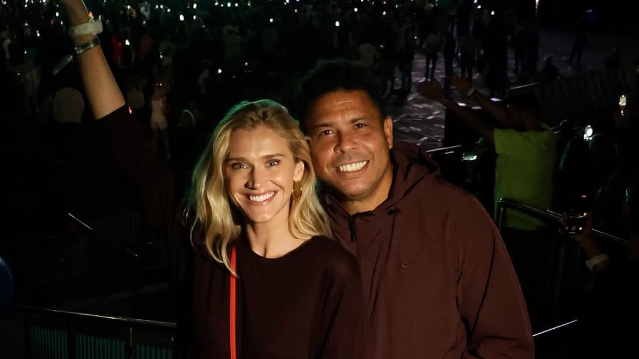 Celina Locks, modelo, e Ronaldo Fenômeno, ex-jogador e ex-sócio majoritário da SAF do Cruzeiro (foto: Reprodução/Instagram)