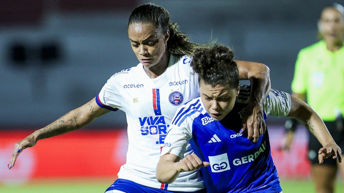 Cruzeiro venceu Bahia na Supercopa do Brasil Feminina (foto: Divulgação/Bahia)