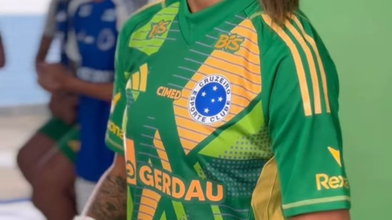 Novo uniforme de goleiro do Cruzeiro (foto: Reprodução)