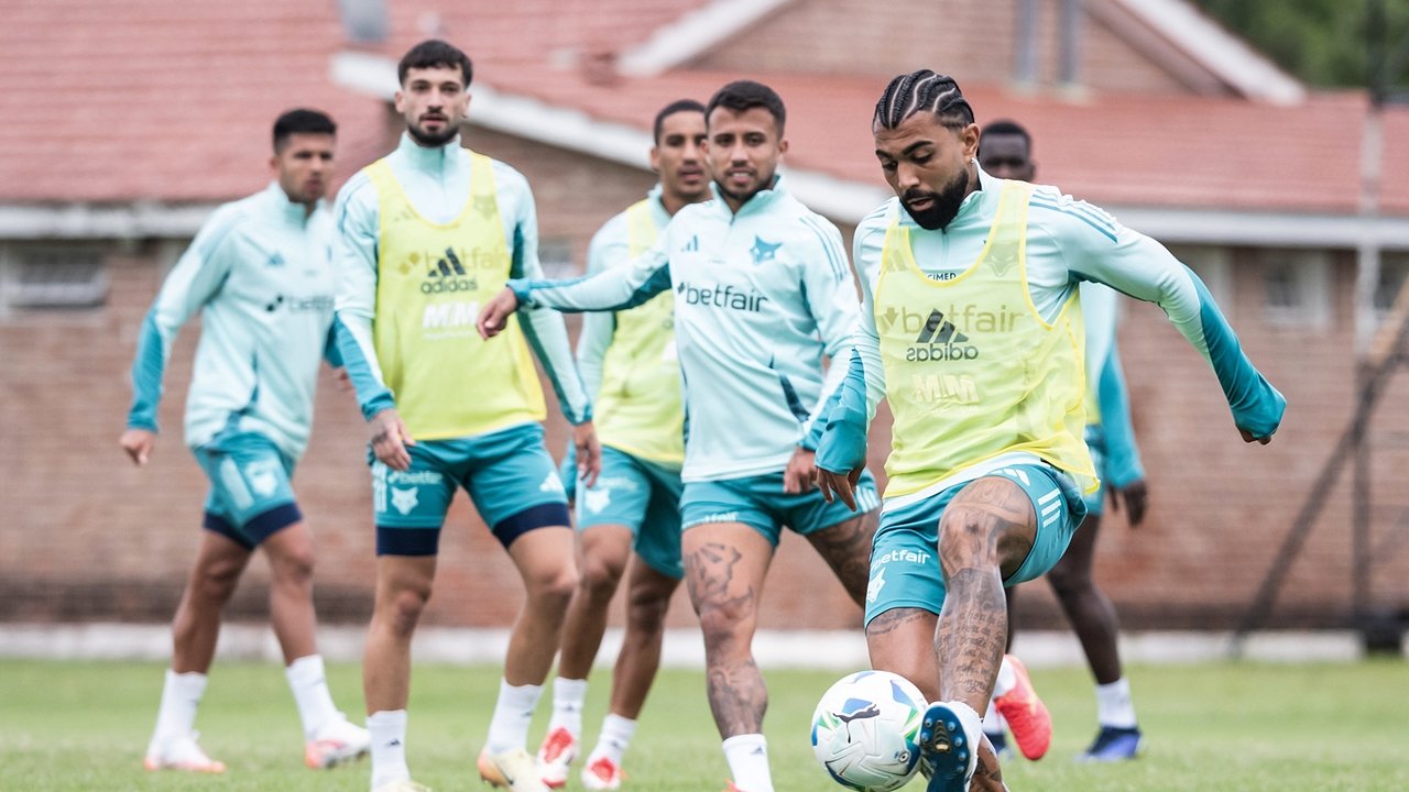 Treino do Cruzeiro em Santa Fé (foto: Gustavo Aleixo/Cruzeiro)