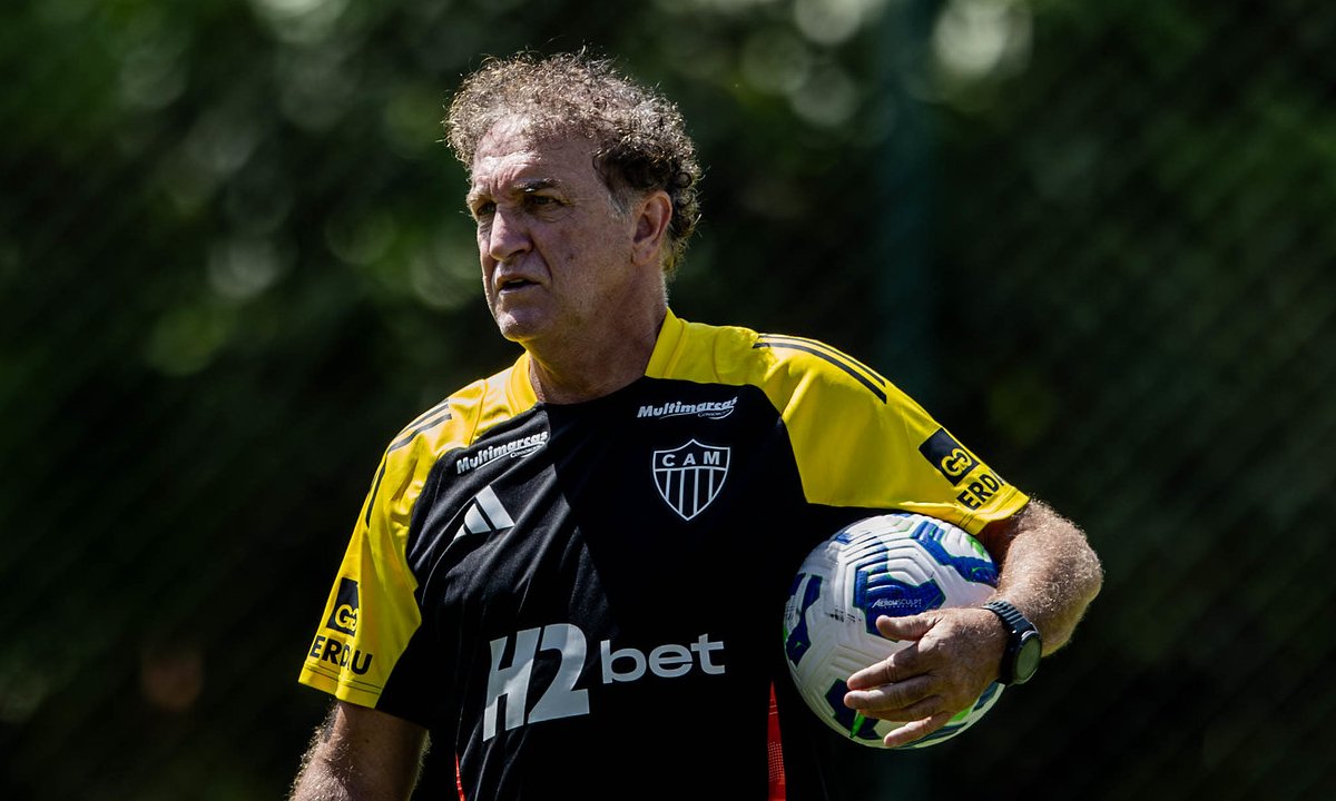 Cuca, técnico do Atlético (foto: Pedro Souza/Atlético)