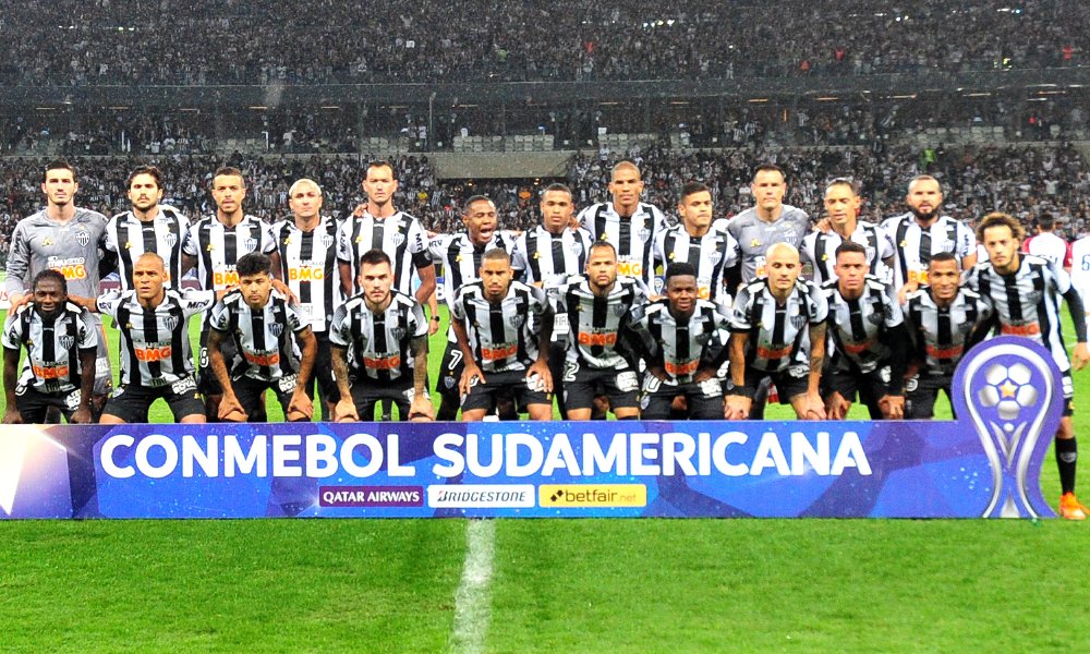 Elenco do Atlético na Sul-Americana de 2019 (foto: Ramon Lisboa/EM/DA.Press)