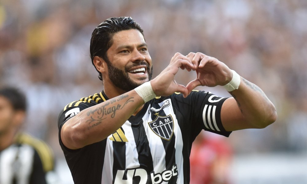 Hulk comemora gol pelo Atlético (foto: Ramon Lisboa/EM/D.A Press)