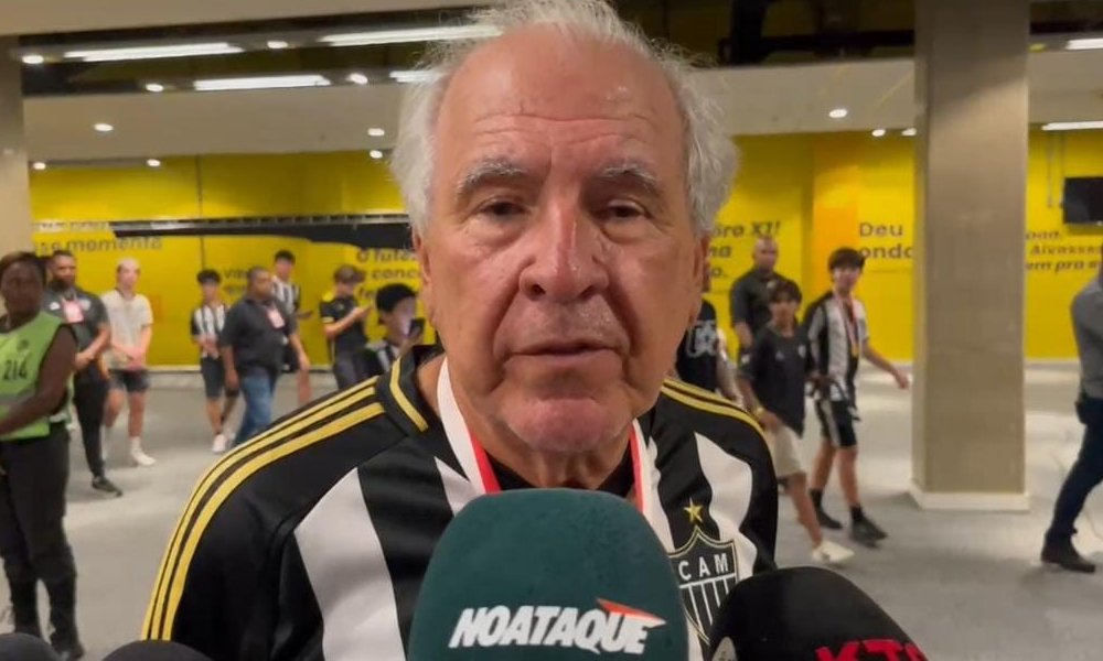 Rubens Menin conversou com jornalistas após a final entre América e Atlético (foto: Reprodução/No Ataque)