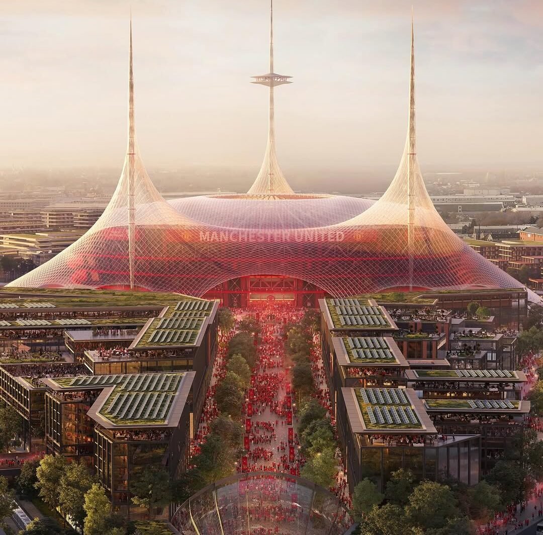 Imagens do novo estádio do Manchester United (foto: Instagram/Reprodução)