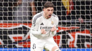 Valverde, do Real Madrid, comemora gol nos pênaltis contra Atlético de Madrid (foto: Divulgação/Real Madrid)