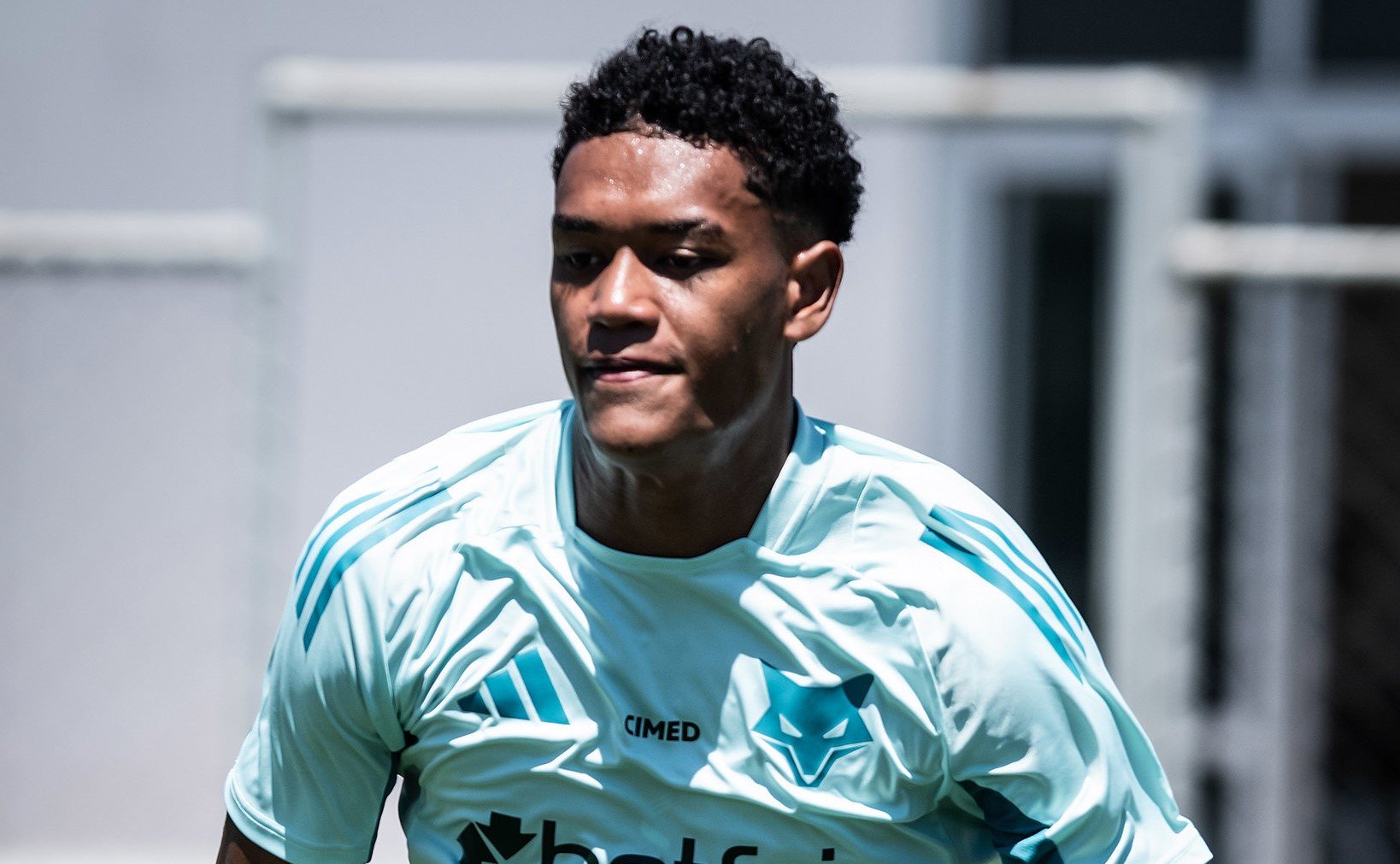 Kaique Kenji em treino pelo Cruzeiro (foto: Gustavo Aleixo/Cruzeiro)