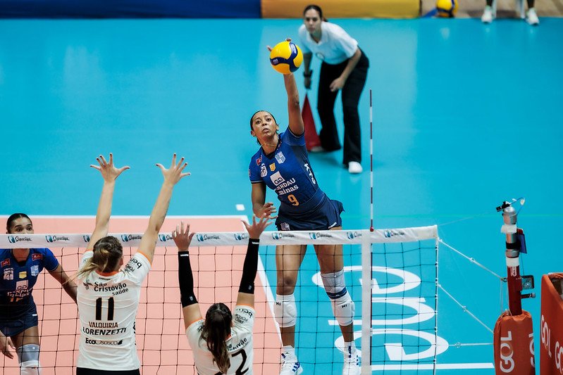 Kisy, jogadora do Minas (foto: Hedgard Moraes/Minas Tênis Clube)