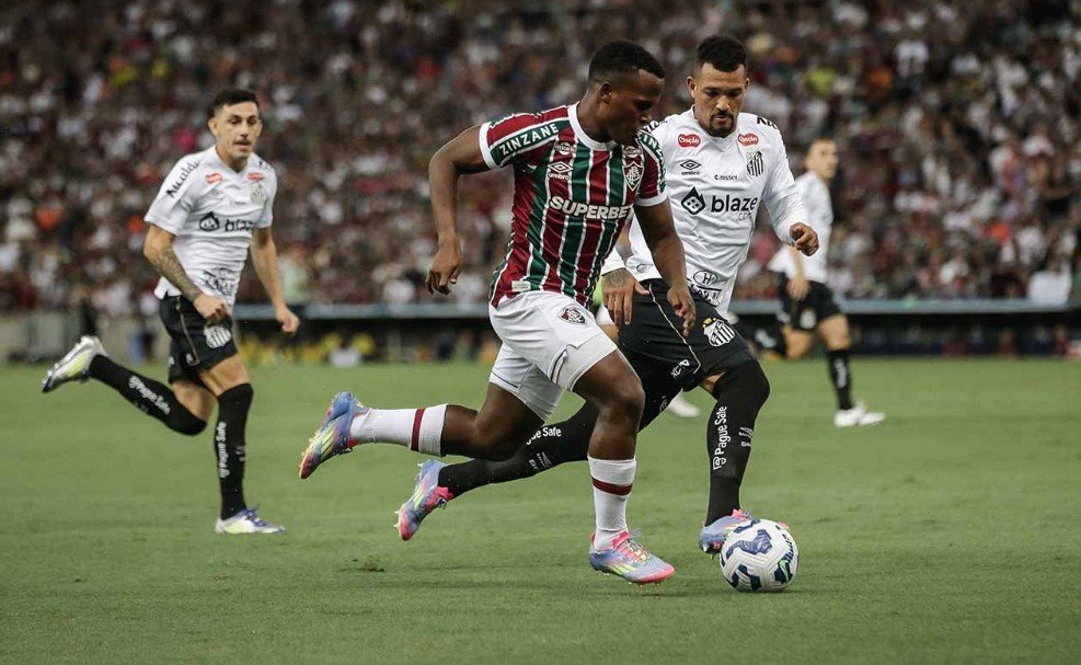 Fluminense marcou no fim e ficou com a vitória (foto: Lucas Merçon/Fluminense)