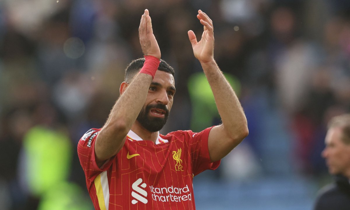 Salah é o principal destaque do Liverpool (foto: AFP)