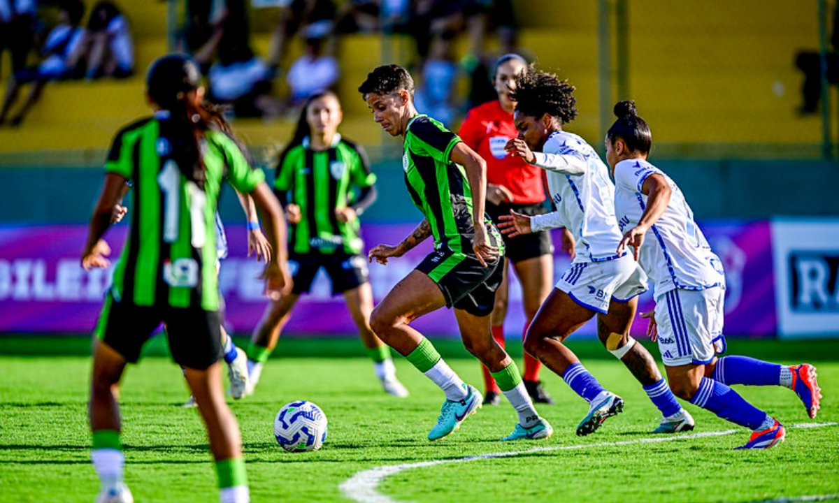 América em jogo pelo Brasileiro Feminino (foto: Mourão Panda / América)