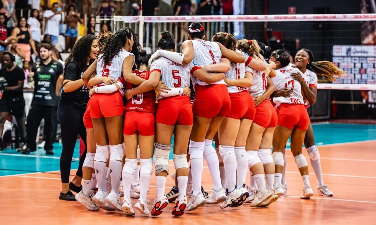 Tijuca está na final da Superliga B (foto: Thiago Mendes/Divulgação CBV)