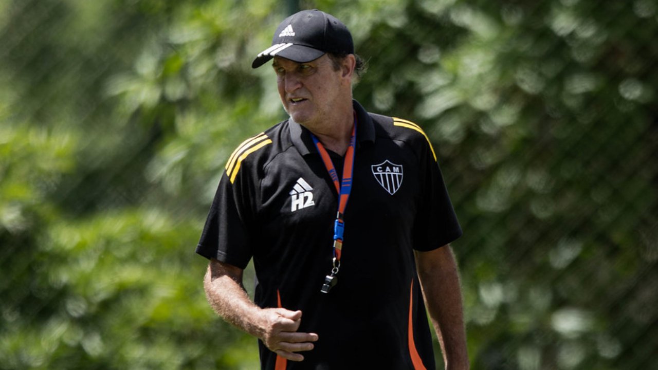 Cuca, técnico do Atlético - (foto: Pedro Souza / Atlético)