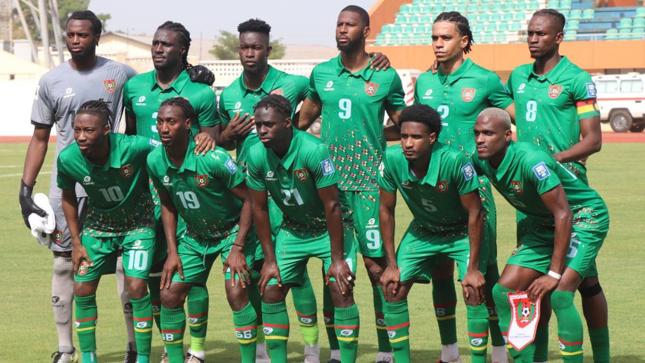 Time de futebol masculino de Guiné-Bissau (foto: Divulgação Federação de Futebol da Guiné-Bissau)