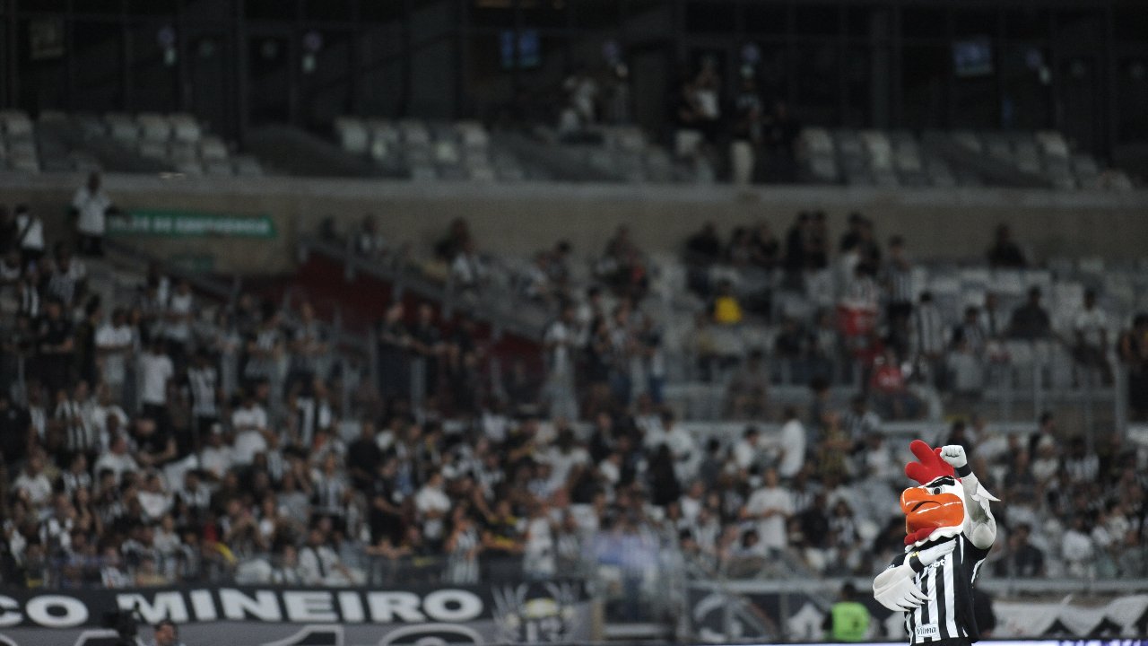 Torcida do Atlético no Mineirão (foto: Alexandre Guzanshe/EM/D.A. Press)