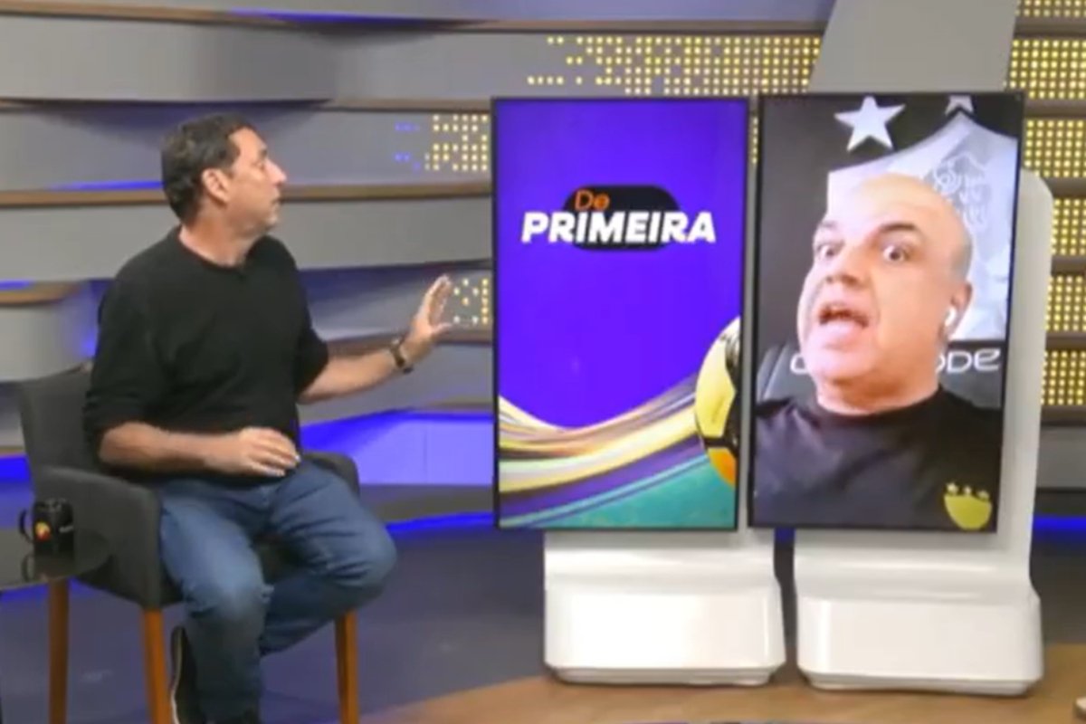 PVC e Yuri Romão discutiram durante o programa De Primeira (foto: Reprodução)