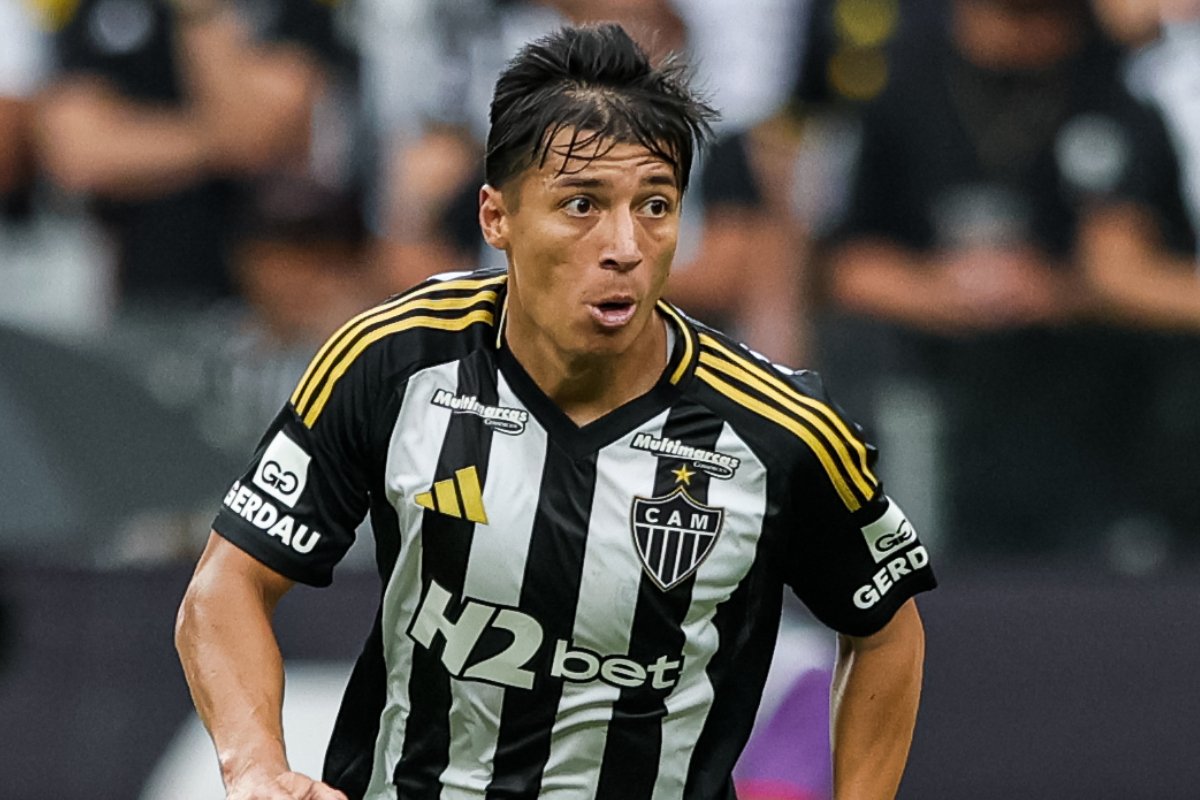 Alan Franco, volante do Atlético (foto: Pedro Souza / Atlético)