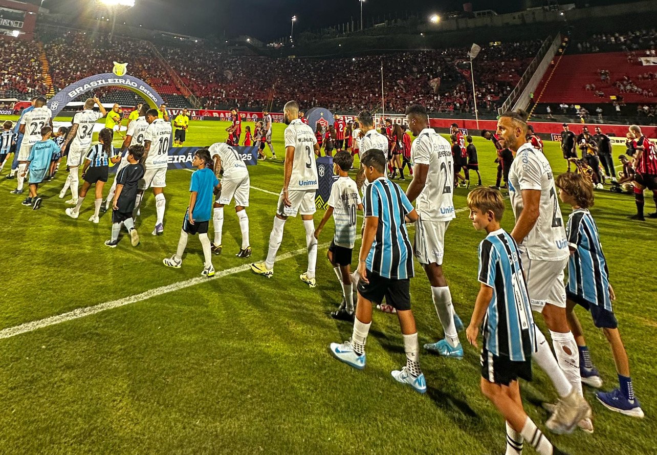 Vitória e Grêmio empatam no Barradão (foto: Reprodução)