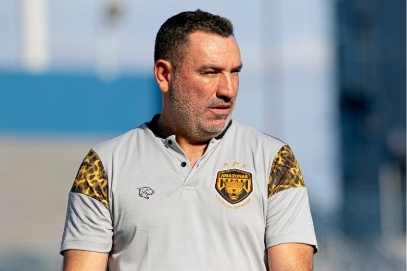 Guilherme Alves é o novo técnico do Amazonas (foto: João Normando/AMFC)