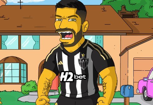 Hulk, do Atlético (foto: Gabriel Bighi/Reprodução Instagram)