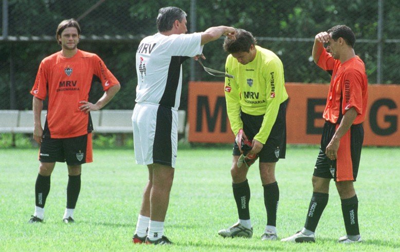 Tite no Atlético (foto: Marcelo Sant'Anna/Estado de Minas)