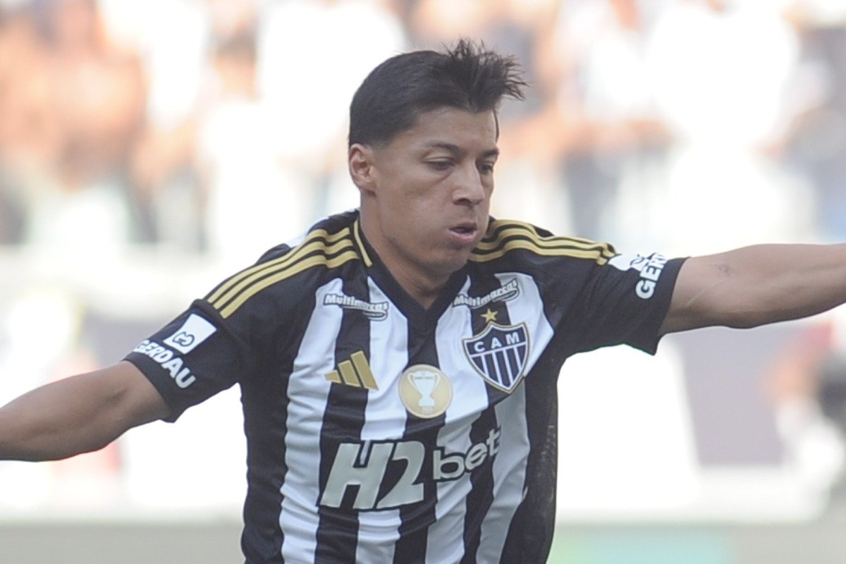 Alan Franco, volante do Atlético (foto: Alexandre Guzanshe/EM/D.A Press)