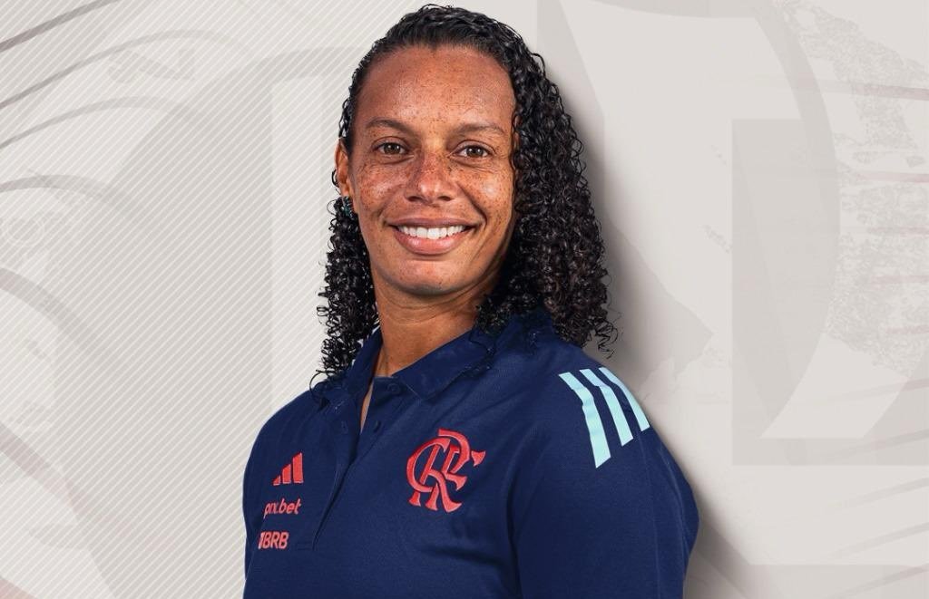 Rosana com camisa do Flamengo (foto: Divulgação/Flamengo)