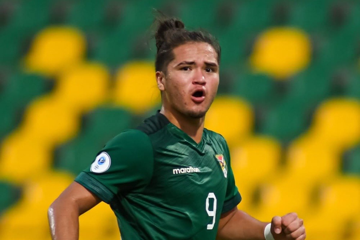Diego Pérez, atacante boliviano contratado pelo Atlético (foto: Divulgação / Seleção Boliviana)