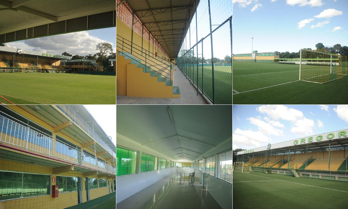 Fotos da Arena Gregorão, em Contagem, na Grande BH (foto: Alexandre Guzanshe/EM D.A Press)