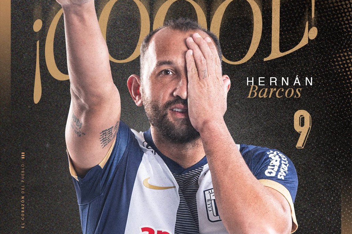 Hernán Barcos, atacante do Alianza Lima (foto: Alianza Lima/Divulgação)