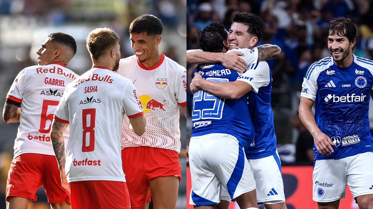 Bragantino x Cruzeiro (foto: Ari Ferreira/Bragantino e Gustavo Aleixo/Cruzeiro)