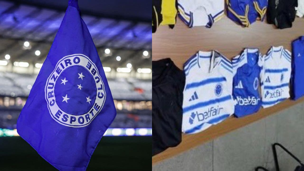Vazou a camisa branca do Cruzeiro para 2025 (foto: Staff Images/Cruzeiro)