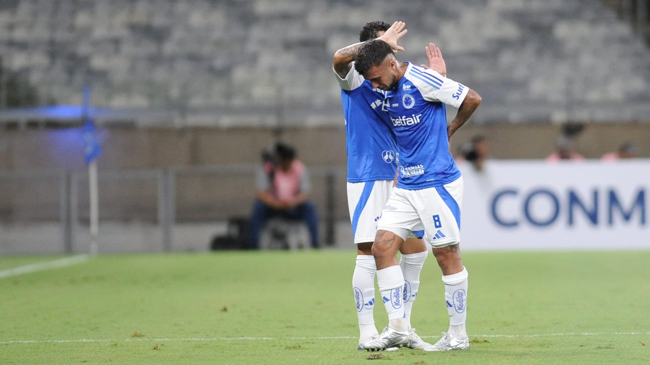 Matheus Henrique, volante do Cruzeiro (foto: Alexandre Guzanshe/EM/D.A. Press)