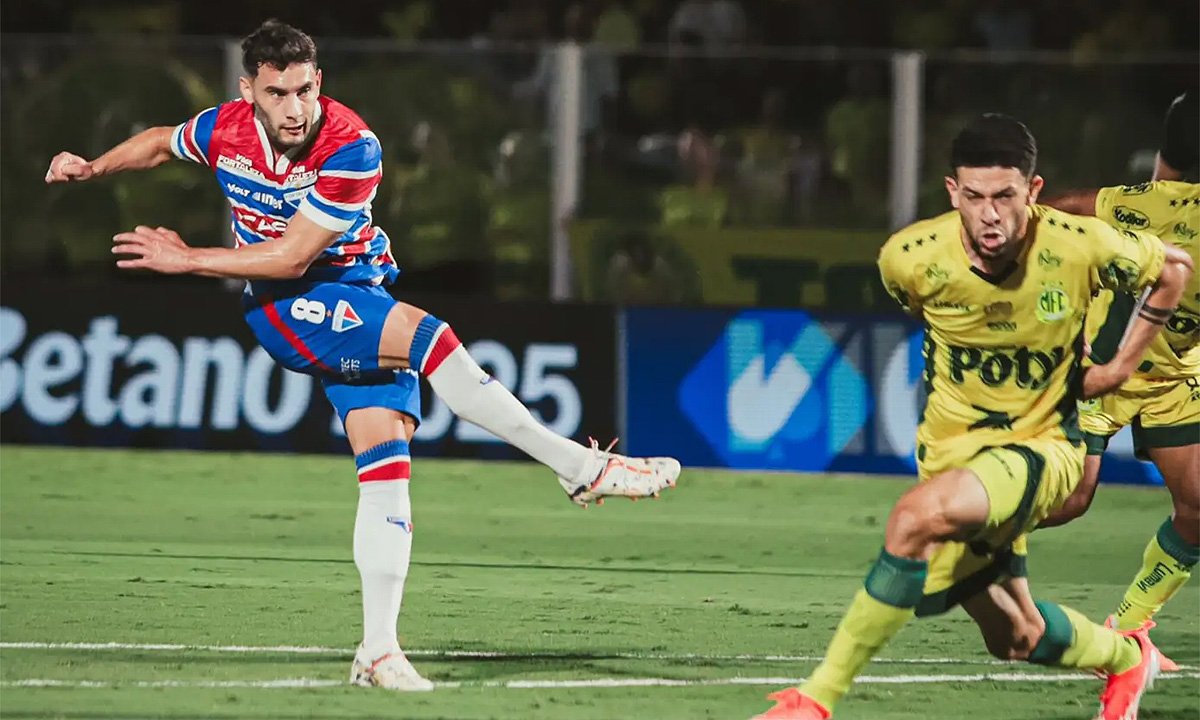 Martínez fez o gol do Fortaleza contra o Mirassol (foto: Mateus Lotif/FEC)